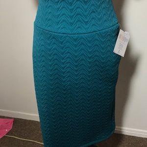 LuLaRoe quilted large Cassie skirt